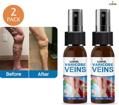 LORSHEL Vericose Vein Relief Spray - Trusted Remedy, varicose vein relief for feet, H... Spray(2 x 30 ml)