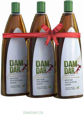 damdar Oil Herbal Instant Relief for Back BC01 Liquid(3 x 66.67 ml)