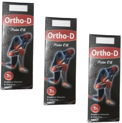 DOOMSDAY ortho d pain oil helpful in muscular and joint pain Liquid(3 x 50 g)