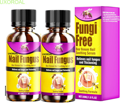 uxoroal Fungi Free Nail Serum Pack of 2 - Herbal Formula Liquid(2 x 30 ml)