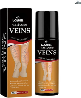 LORSHEL vericose vein spray cooling herbal extract reduces swelling daily Liquid(50 ml)