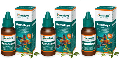 HIMALAYA RUMALAYA LINIMENT pack of three Liquid(3 x 60 ml)