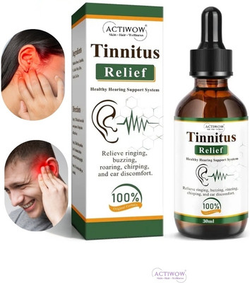 ACTIWOW Tinnitus Relief Pure Herbal Ear Light Support Liquid(30 ml)