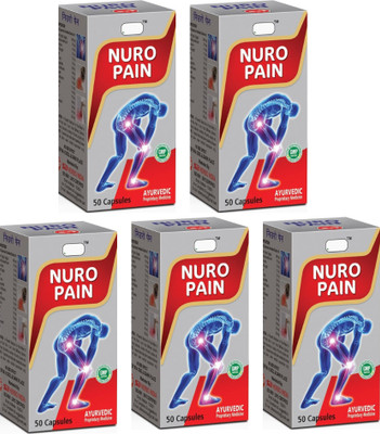 vedazone Nuro Pain Natural Relief from Arthritis, Back Pain & Joint pain Capsules(5 x 30 Units)