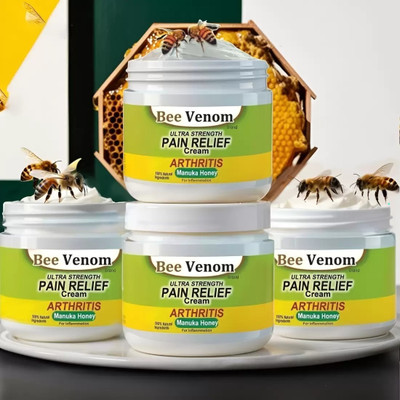 Kenkoderm BEE VENOM BODY PAIN RELIEF Cream(4 x 50 g)