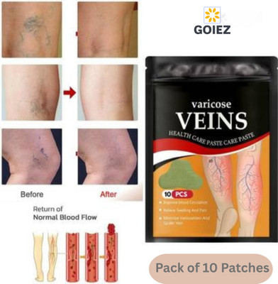 GOIEZ Magnetic Therapy Patch For Easy Moving Legs (10 Patches) Plaster & Patch(10 x 1 Patches)
