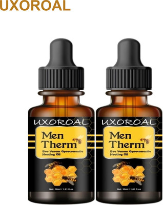 uxoroal Therm Oil for Men – Bee Venom Extract (2 Bottles) Liquid(2 x 30 ml)