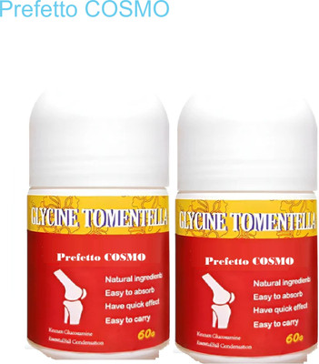 Prefetto COSMO Herbal Pain Relief Roll-On for Sore Joints & Back - 2-Pack Gel(2 x 60 g)