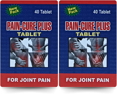 HERBSHD PAIN CURE PLUS Tablet | For Arthritis | Joint | Muscle | Shoulder Pain Relief Tablets(2 x 40 Units)