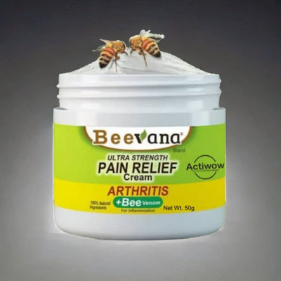 ACTIWOW BeeVana Natural Cream for Back Pain & Muscle Soreness Cream(50 g)