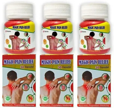 HARBORZA Magic Pain Relief Capsule For Joint pain Capsules(3 x 40 Units)