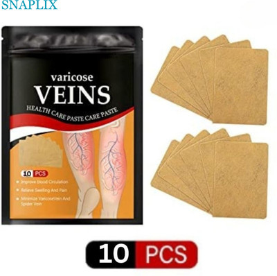Snaplix CircuTone Patch – Tone your veins with herbal patch for leg wellness Plaster & Patch(10 Patches)