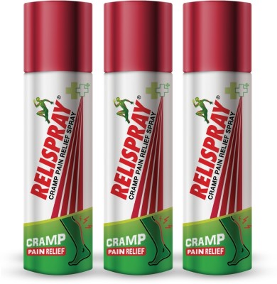 Relispray Cramp Pain Relief Spray 36g Spray(3 x 36 g)