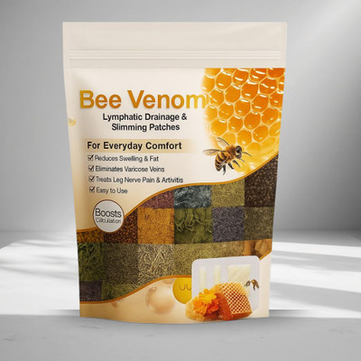 wynx Bee Venom Foot Patch | Herbal Cleansing, Pain Relief & Relaxation Plaster & Patch(10 x 0.1 Patches)