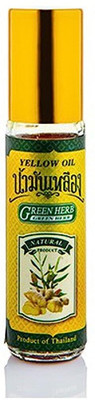 MOVITRONIX WORLD IN PALM Yellow oil pain relief 8ml green herb Novolife - Pack of 1 Liquid(8 ml)