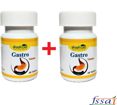 Shashwat Herbal Gastro 60tab pack of 2 Tablets(2 x 60 Units)