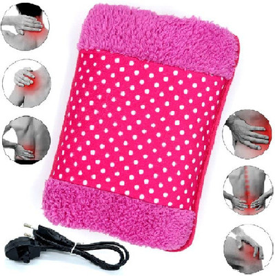 FlyTouch Home Heater Electric Hot Water Bag Hand Warmer Reusable Bottle Eu Plug w/Pocket Gel(1 Units)