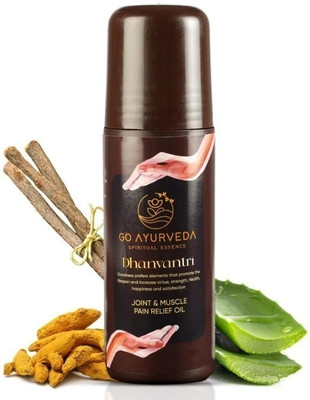 Go Ayurveda Dhanvantri Joint & Muscle Pain Relief Oil Liquid(80 ml)