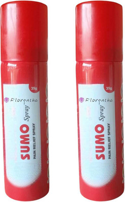 FLORENTHA SUMO PAIN SPRAY FOR FAST PAIN RELIEF OF BODY JOINT PAIN PACK OF 2 Liquid(2 x 35 g)
