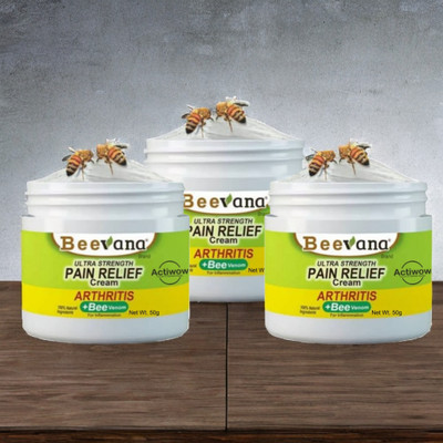 Bee Venom Fast Relief for Aching Muscles & Stiff Joints Pack of 3 Cream(3 x 50 g)