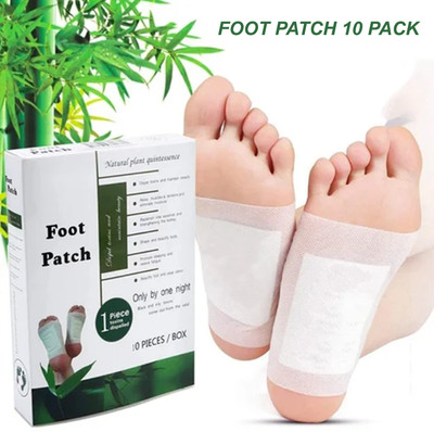 BEUTISKY Pain Relief Foot Patch | Deep Detox & Better Sleep (10 Pcs)(100 g)