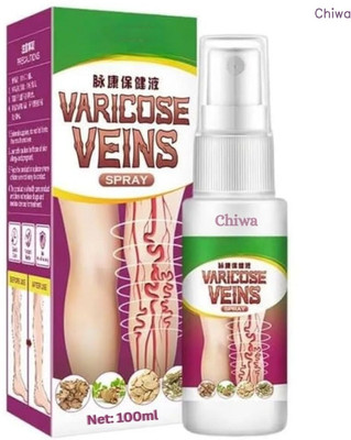 CHIWA Varicose Veins Spray Instant Relief Fast Acting Spray for Heavy Leg Pain Relief Spray(100 ml)