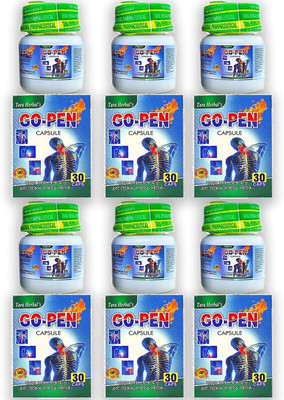 HARBORZA Go-Pen capsule for joint pain 6 Pack 180 capsules Tablets(6 x 30 Units)