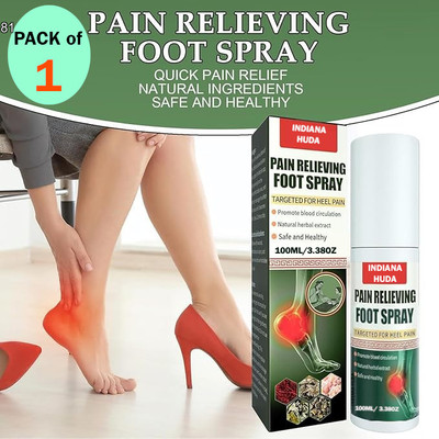 INDIANA HUDA Pain Relieving Foot Spray for Refreshing Foot Vibes All Day Spray(100 ml)