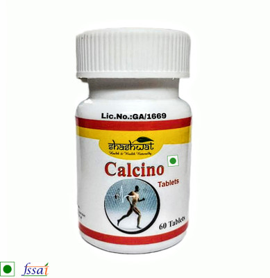 Shashwat Herbal Calcino 60Tab Pack of 2 Tablets(2 x 60 Units)