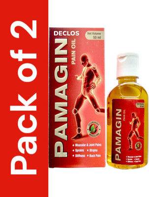 DECLOS pamagin pain relief oil Liquid(2 x 50 ml)