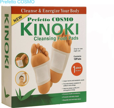 Prefetto COSMO Foot Detox Pads with Ginger & Green Tea Plaster & Patch(10 Patches)
