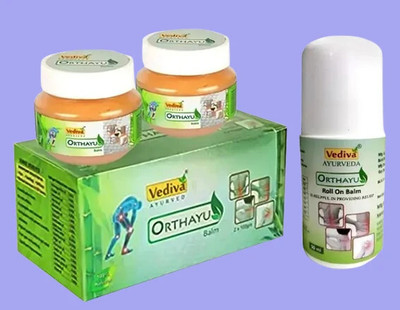 Orthayu pain balm gel 100g (pack of 02) Balm (2 x 100 g) Balm(2 x 100 g)