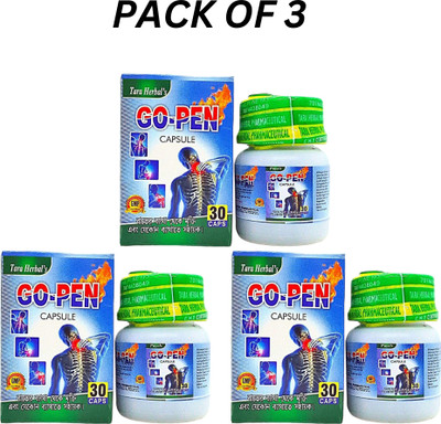 GO PEN Capsules For Joint Pain Relief Pack of 1 Capsules(3 x 30 Units)