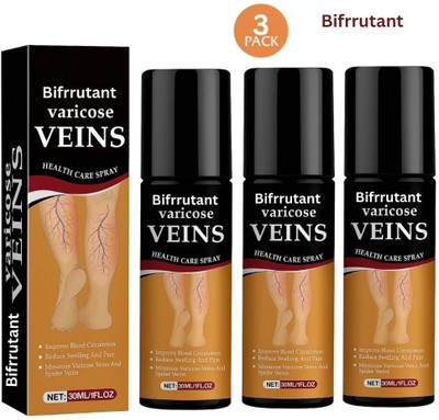 BIFRRUTANT Varicose Vein Relief Care Liquid soothing liquid for leg health Liquid(3 x 50 ml)