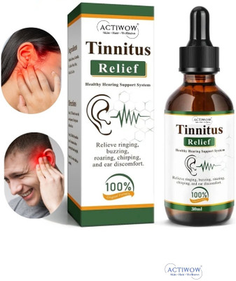 ACTIWOW Tinnitus Relief Support Pure Herbal Blend Liquid(30 ml)
