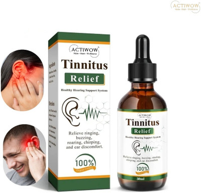 ACTIWOW Tinnitus Relief Natural Ear Ease Capsules Liquid(30 ml)