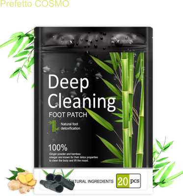 Prefetto COSMO Herbal Detox Foot Patches – Body Purification Solution Plaster & Patch(10 Patches)