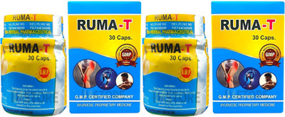 RUMA T CAPSULE FOR ALL KIND OF BODY PAIN RELIEF PACK OF 2 Capsules(2 x 30 Units)