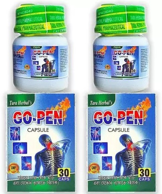 Roy Biotech GO PEN 30 Capsule For All Kind of Rheumatic Problems Capsules(2 x 30 Units)