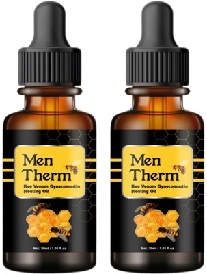 NewClick Men Therm Bee Venom Heating Oil for Men (60 ml) Liquid(2 x 30 ml)
