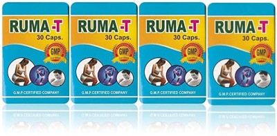 HARBORZA Tara Herbal Ruma T Capsules - Pack of 4 Tablets(4 x 30 Units)