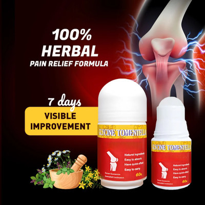 Prefetto COSMO Herbal Pain Relief Roll-On (Pack of 2) for Fast Relief Gel(2 x 60 g)