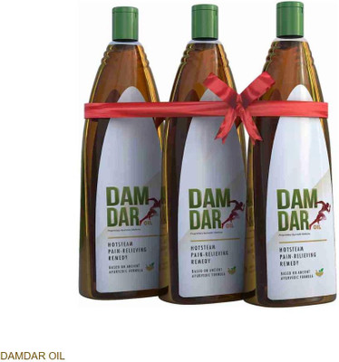 damdar Ayurvedic Pain Relief Oil for Joints Pain, Knee & Back Pain Pack Of 3 Dam39 Liquid(3 x 66.67 ml)