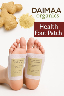 Daimaa Organics Detox foot patch,foot pad, foot patches , patch Plaster & Patch Plaster & Patch(10 x 1 Patches)