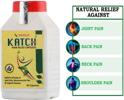 masolin KATCH AYURVEDIC PAIN RELIEF CAPSULES - 60CAP Capsules(60 Units)