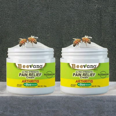 Bee Venom Quick Relief for Stiff Neck & Shoulder Pain Pack of 2 Cream(2 x 50 g)