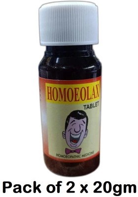 Homopathic Nikir Homoeolax Tablet For Digestive Disorders and Constipation Tablets(2 x 20 g)