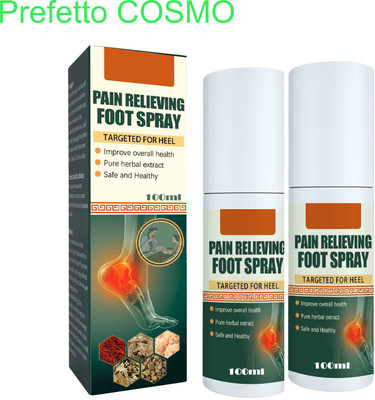 Prefetto COSMO Foot Relief Spray (Pack of 2) – Instant Pain & Stress Relief Liquid(2 x 100 ml)