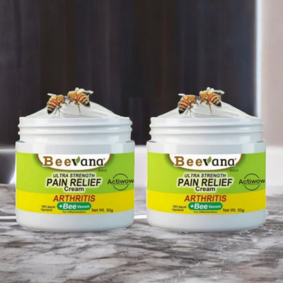ACTIWOW BeeVana Natural Relief for Stiffness and Swelling Pack of 2 Cream(2 x 25 g)