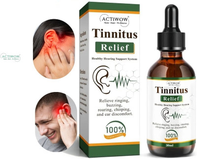 ACTIWOW Tinnitus Relief Gentle Ear Care Supplement Liquid(30 ml)